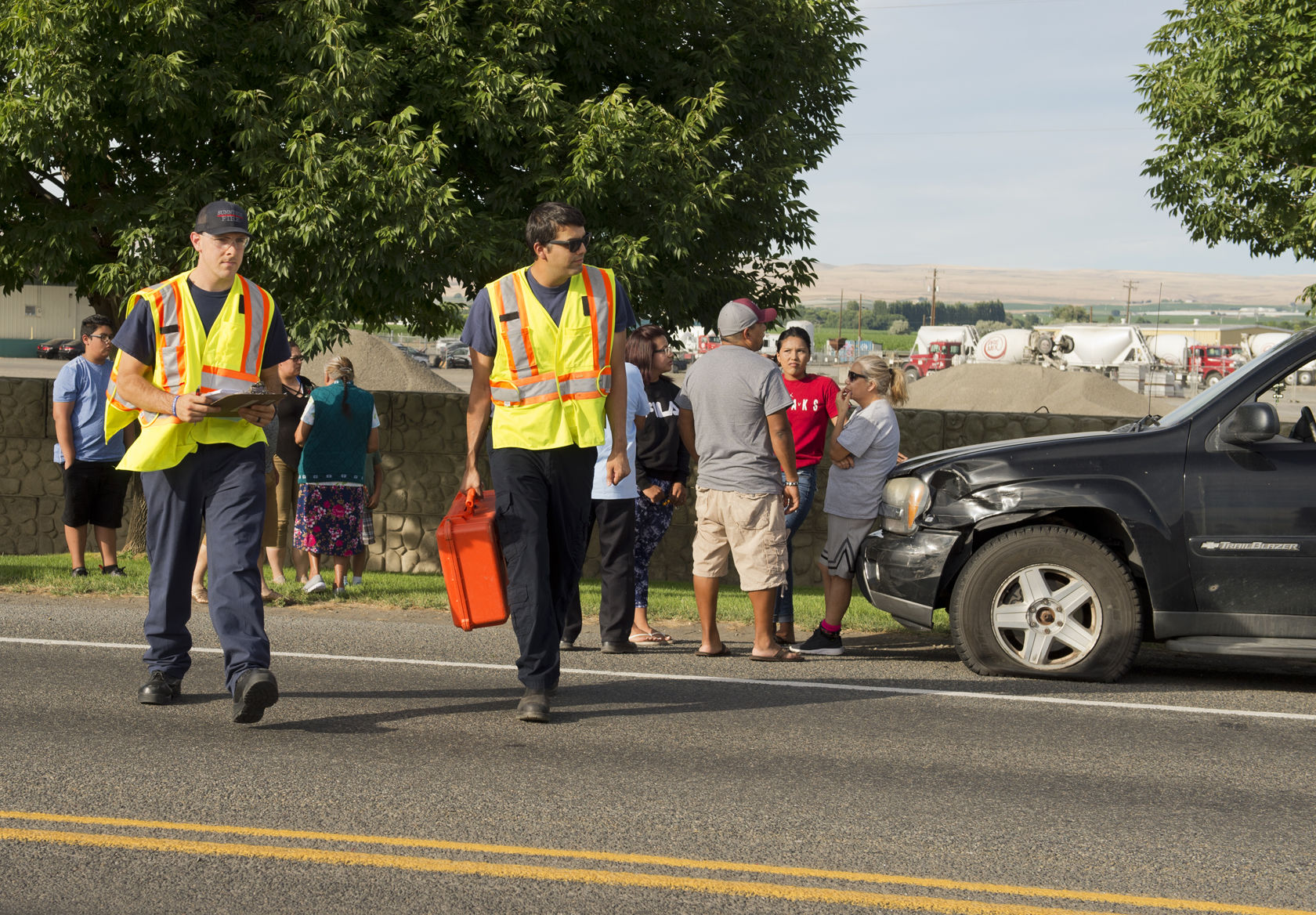 On scene response